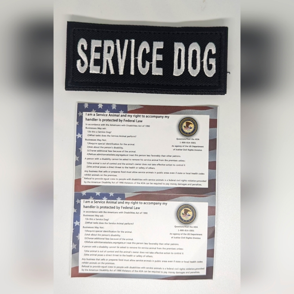 Service dog identification